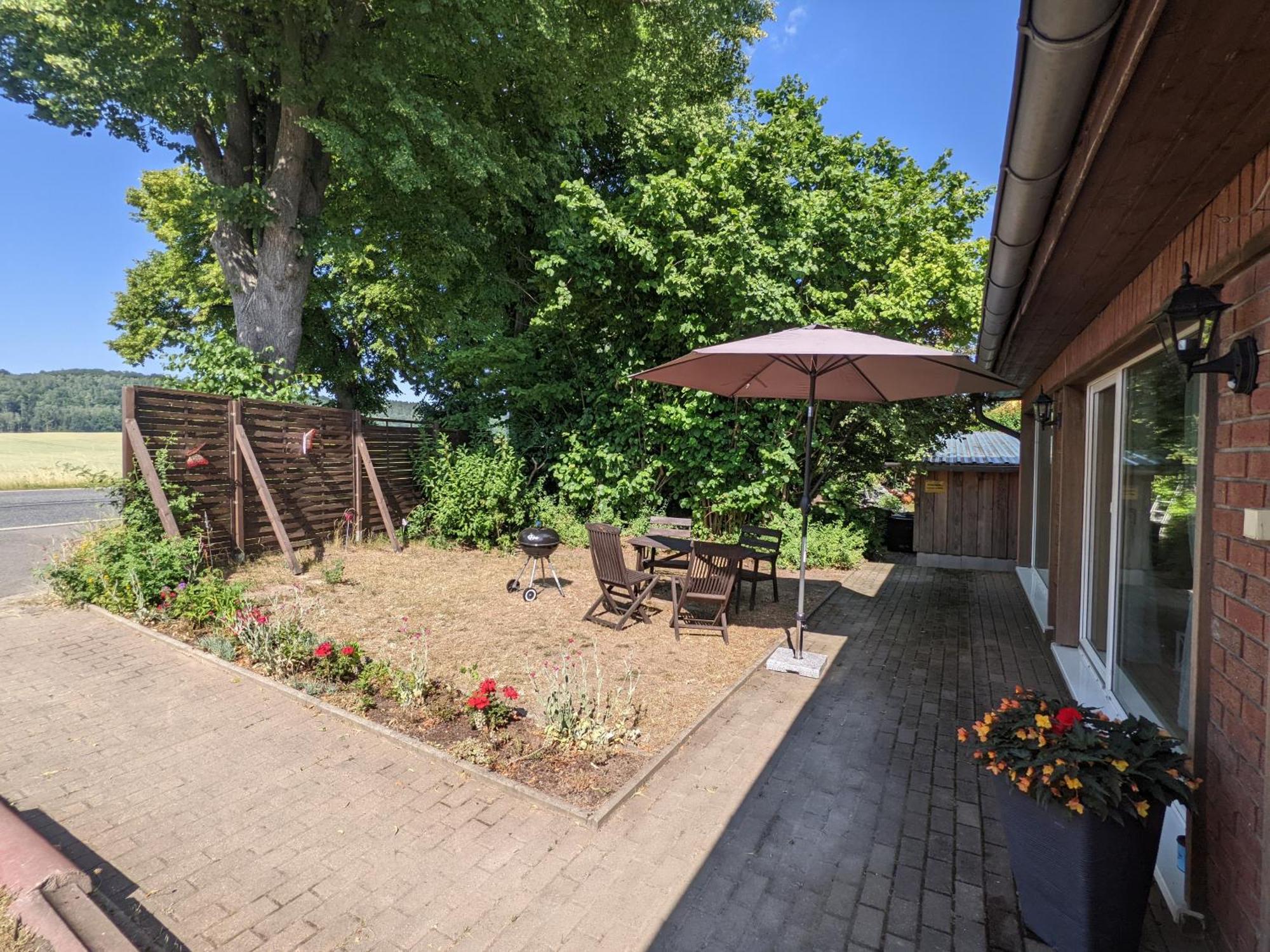 W5 - Urlaubsmagie - Wohnung Mit Grill, Terrasse & Pool Lichtenhain  Экстерьер фото